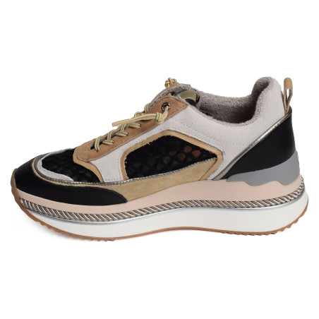 ENON Noir Beige, Baskets running Mam'zelle