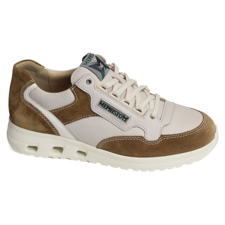 JANSEN Blanc Marron, Sneakers basses Mephisto