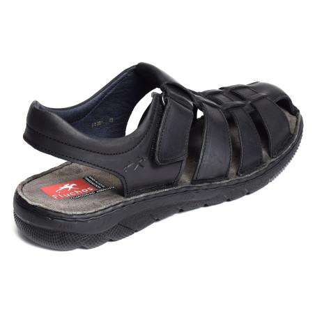 AZORES F2198 Noir, Sandales plates & Nu-Pieds Fluchos