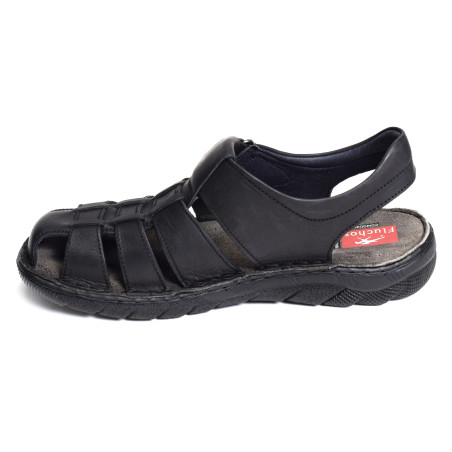 AZORES F2198 Noir, Sandales plates & Nu-Pieds Fluchos