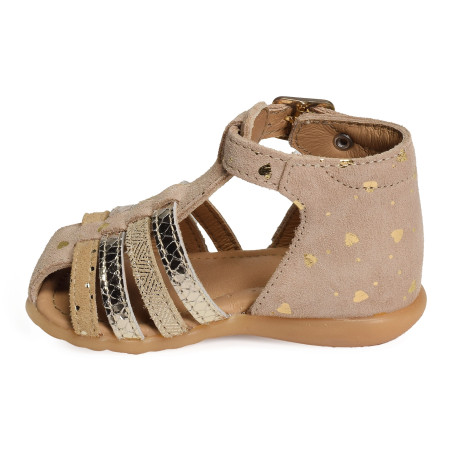 ZEPA Beige, Sandales plates & Nu-Pieds Bopy