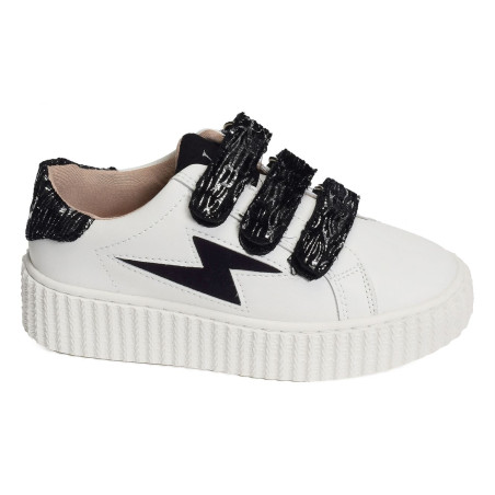 MINI INGRID Blanc Noir, Sneakers basses Vanessa Wu