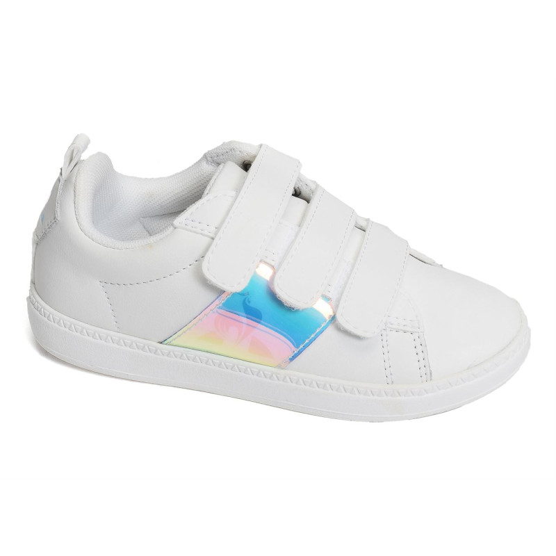 COURTCLASSIC PS Blanc Argent, Sneakers basses Le Coq Sportif