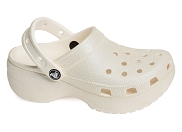 CROCS CLASSIC PLATFORM GLITTER CLOG