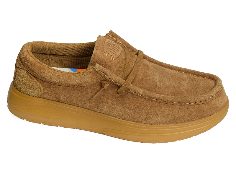 Heydude mocassins et bateaux Wally xtra suede