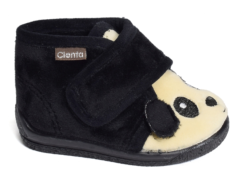 Cienta chaussons et pantoufles Bota velcro panda grenoble