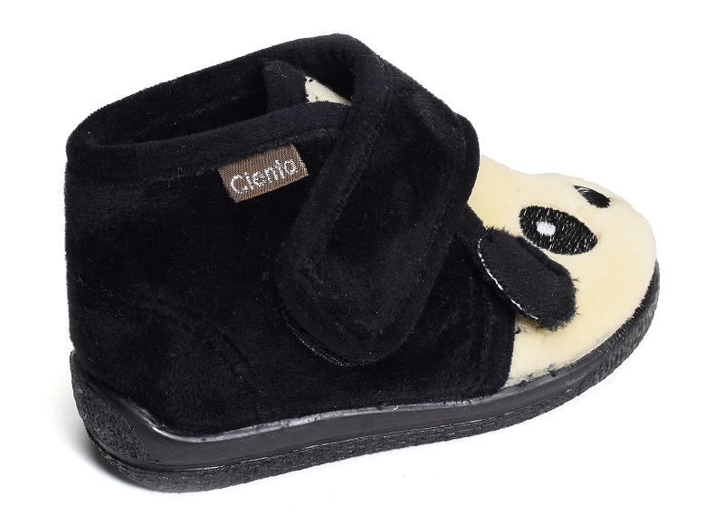 Cienta chaussons et pantoufles Bota velcro panda grenoble3292801_2