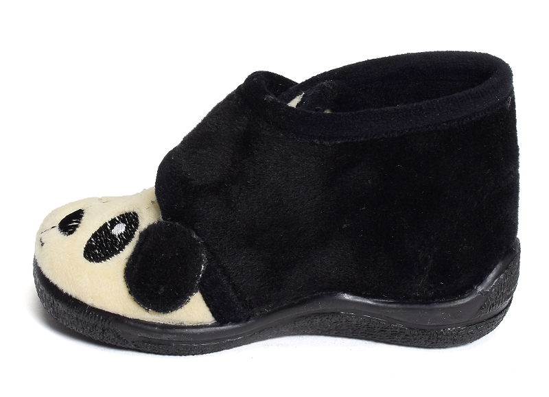 Cienta chaussons et pantoufles Bota velcro panda grenoble3292801_3