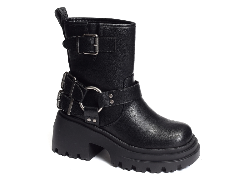 Buffalo bottines et boots Bravr biker lo