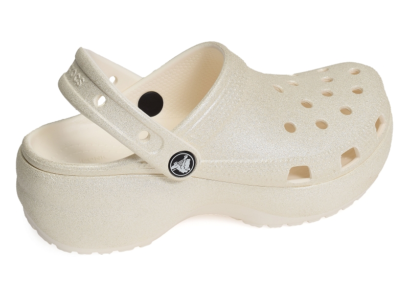 Crocs tongs Classic platform glitter clog9662502_2