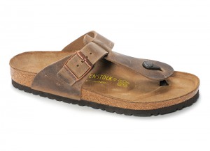 Birkenstock medina cuir Tabac