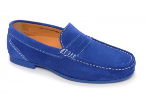 Sebago trenton penny Bleu