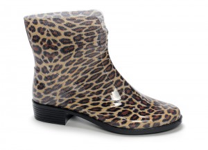 Emma Boots pluie leopard