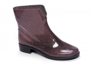 Emma Boots pluie violine